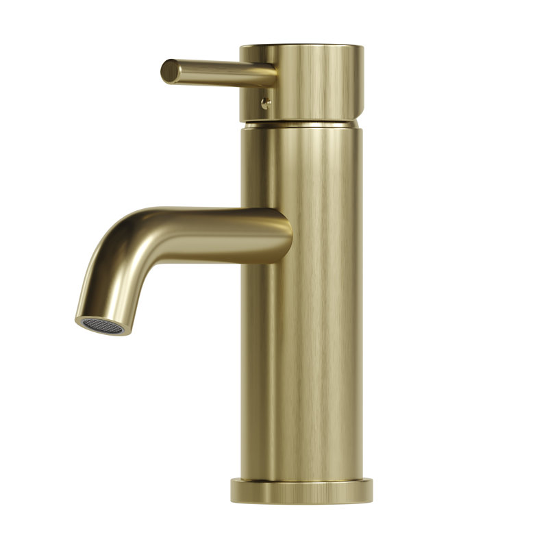 Single-Hole Bathroom Faucet, Gold