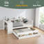 Lit de jour avec couchette, structure de lit de jour en bois avec tiroirs de rangement et tablettes latérales, lit de jour avec bureau, aucune boîte à ressorts nécessaire-1518881783-1518881782