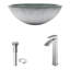 Lavabo de salle de bain vasque en verre avec robinet Giovanni Giovanni-99535952-99535948