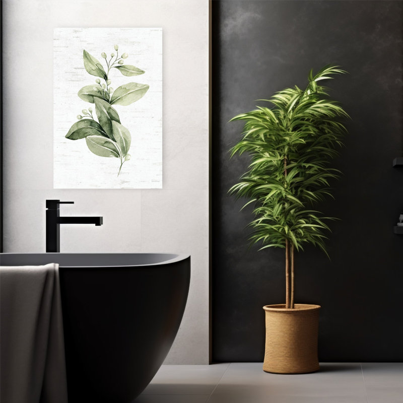 Leafy Retreat 5, art naturel contemporain, H 24 po x l 16 po