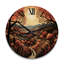 Horloge murale en bois-1895248555
