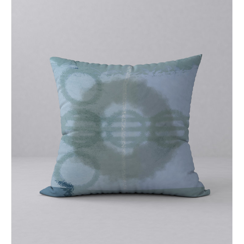 Abstract Throw Pillow, 20" H x 20" W