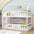 Salome Kids Twin Over Twin Bunk Bed-197908183