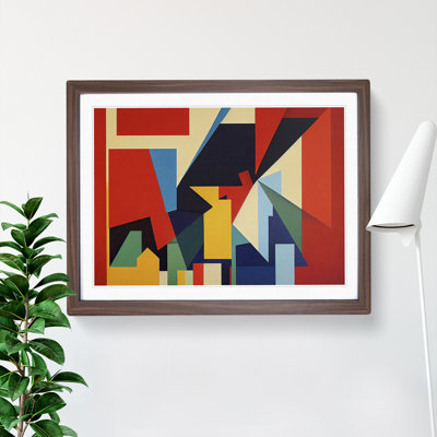 XH1022-8694X Suprematism Modern Art Vol.5 Abstract 1 Piece Single Picture Frame Painting