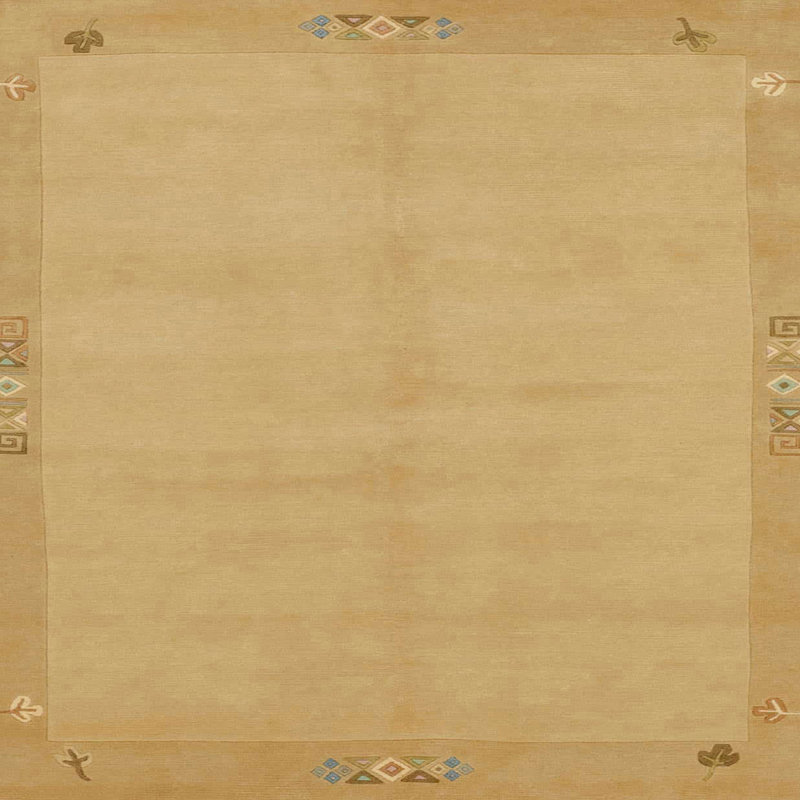 Abstract Indoor Rug, Square 6'