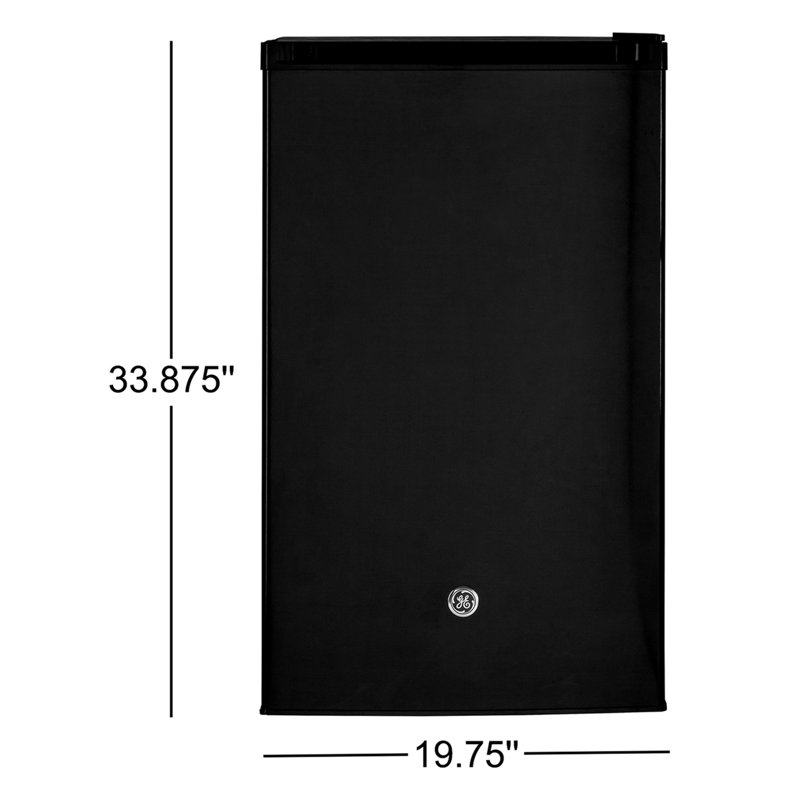 4.4 cu. ft. Freestanding Mini Fridge with Freezer, Black