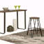Tabouret de bar 24 po avec siège en bois 24 po