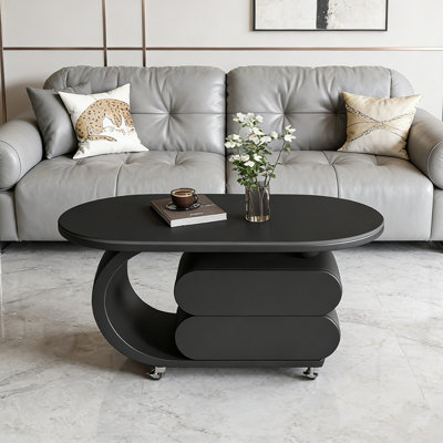 Table basse Rock Slab avec rangement