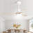 48 Inch Solid Wood Ceiling Fan With Dimmable Light 6 Speed Reversible Dc Motor-293103961