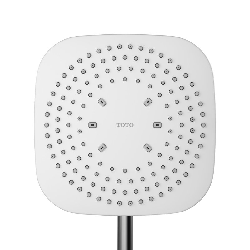 G Series 1.75 GPM Square Single Rain Shower Head with Comfort Wave Technology