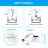 6 Inch LED Recessed Ceiling Downlight, 5CCT 10%-100% Dimmable