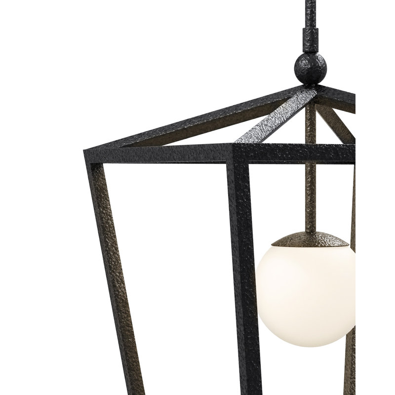 Denison Outdoor Hanging Light, 24.5" H x 18" W x 18" D