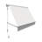 Awntech Mesa Retractable Awning, 52.5" x 24" x 24", White-28213177-28212959
