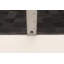 Tapis noir en peau de vache Hanika