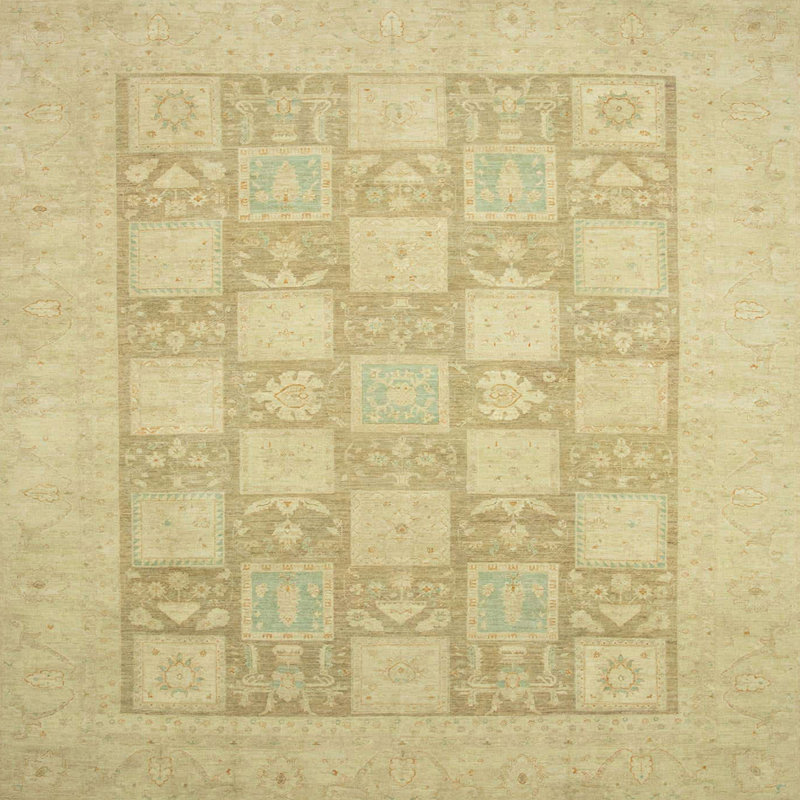 Abstract Indoor Rug, Square 6'