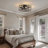 Kiarrah 20" Caged Ceiling Fan With Light Kit And Remote