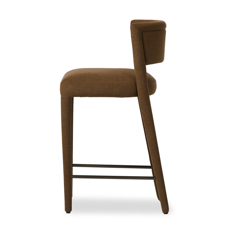 Beverly Stool-Crypton Wayfarer Snow-Bar, Counter Stool (27.5" Seat Height), Crypton Nomad Mushroom