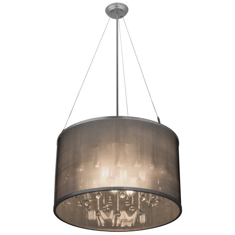 Greenbriar Oak 9 - Light Chandelier