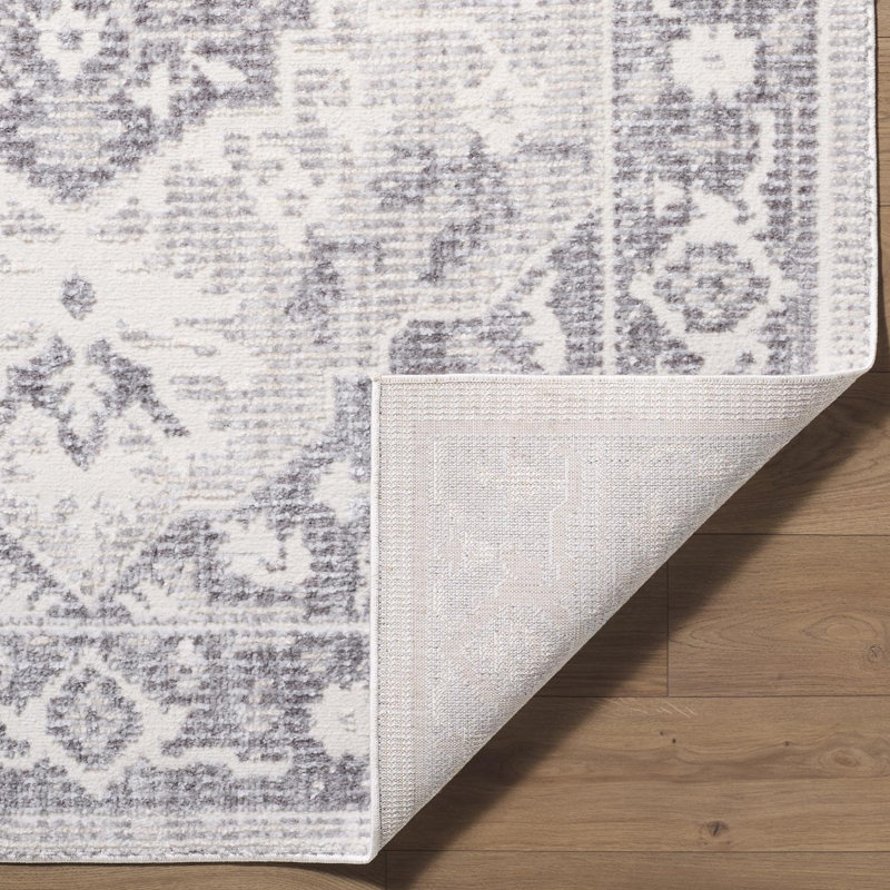 ELLE Decor X Livabliss Smathering Machine Woven Rug, Light Gray, Rectangle 2' x 2'11"