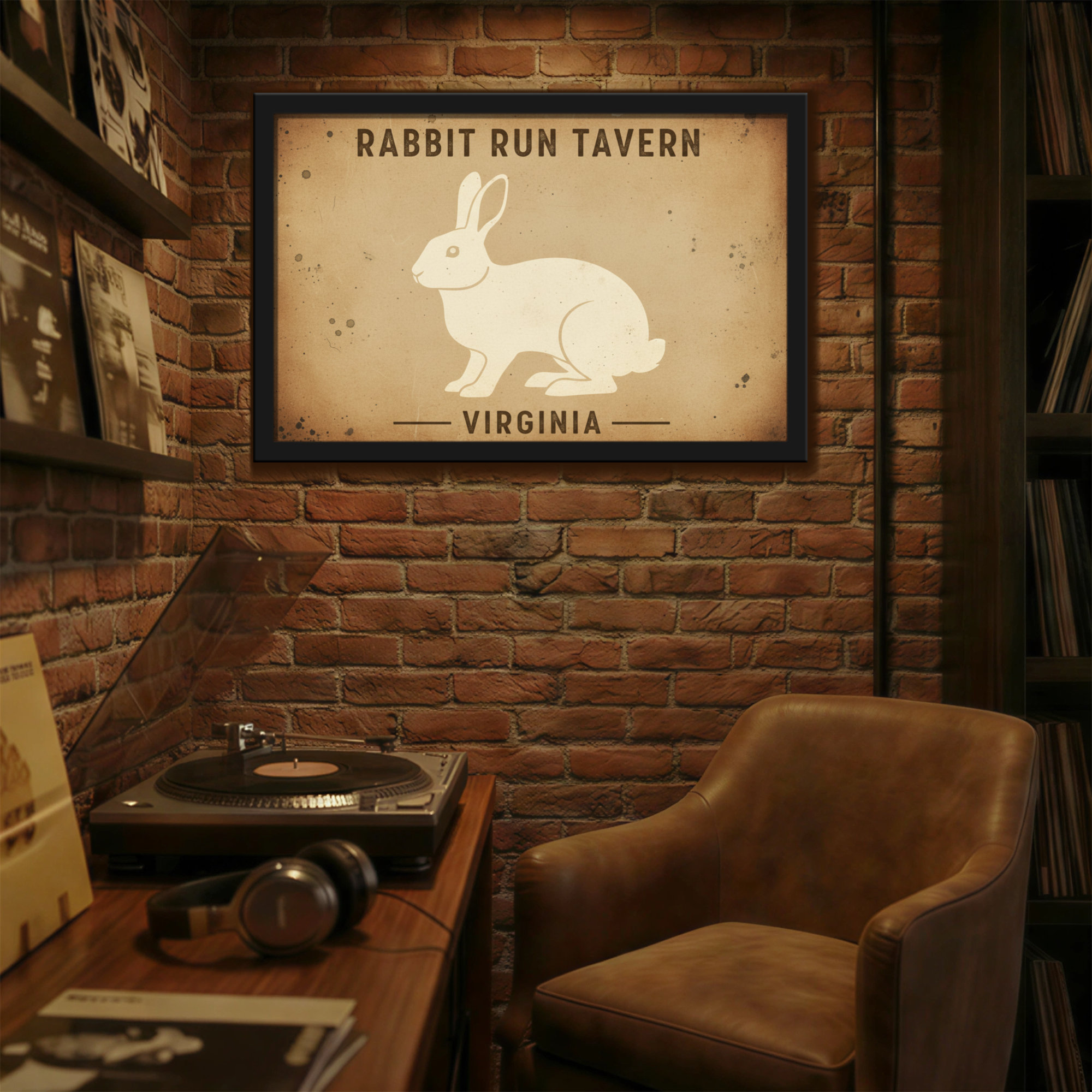 Vir Rabbit August Grove Animals Rabbit Run Tavern Virginia Sign - Wayfair Canada