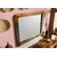 Sixties Solid Wood Asymmetrical Mirror