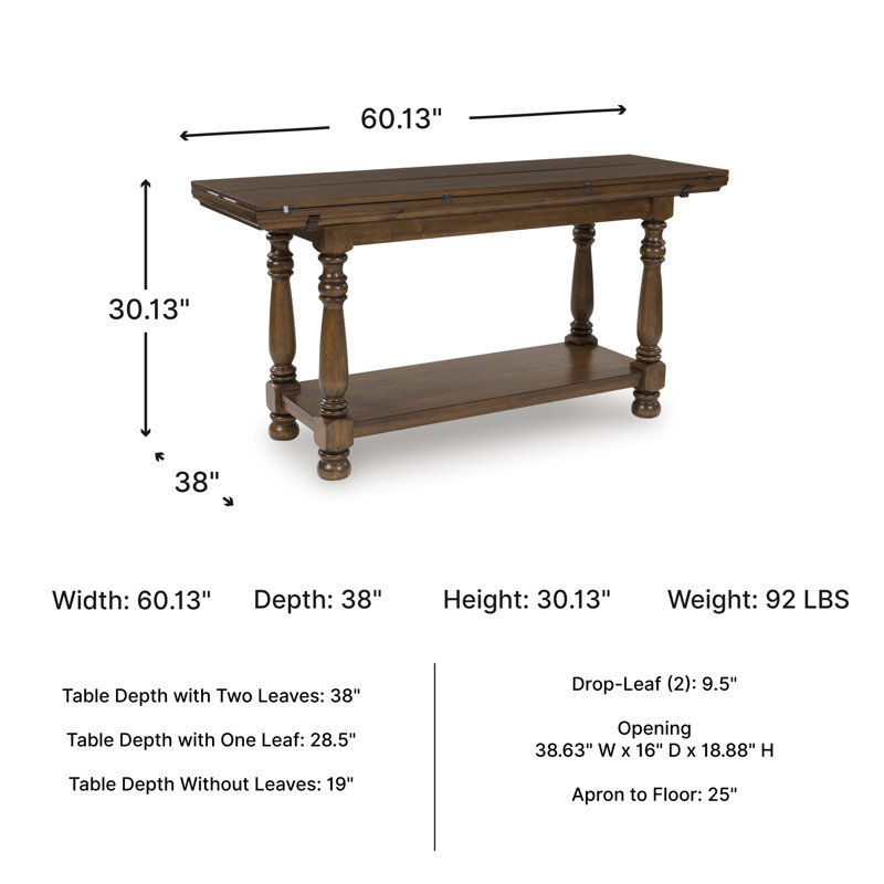 Gulnara Flip Top Sofa Table