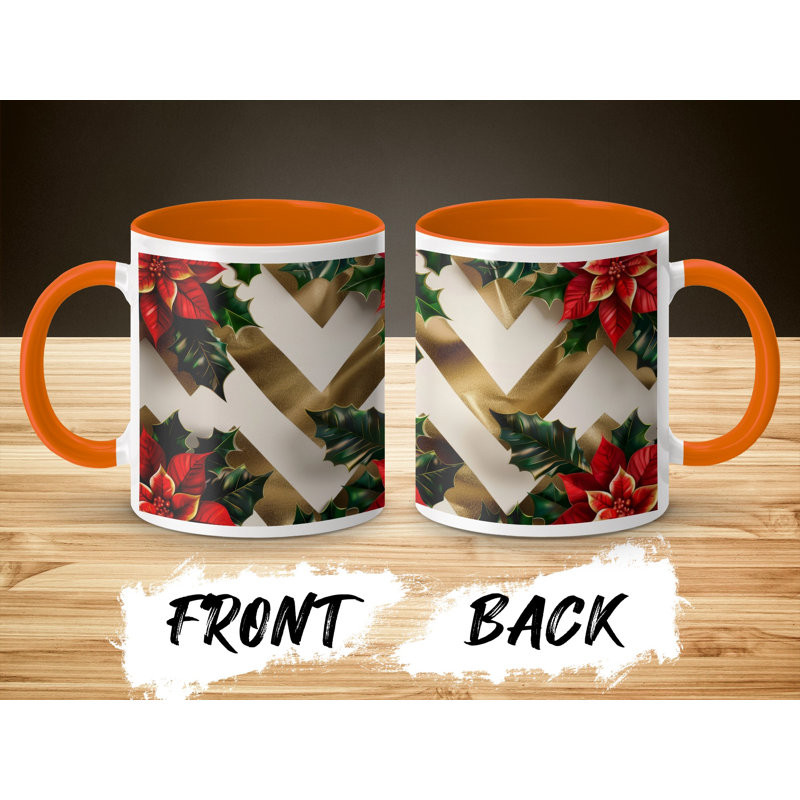Ceramic Coffee Mug, Orange