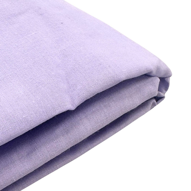 Cotton Blend Solid Colour Duvet Cover, Lilac