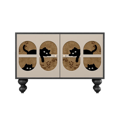 French cream style decorative cabinet