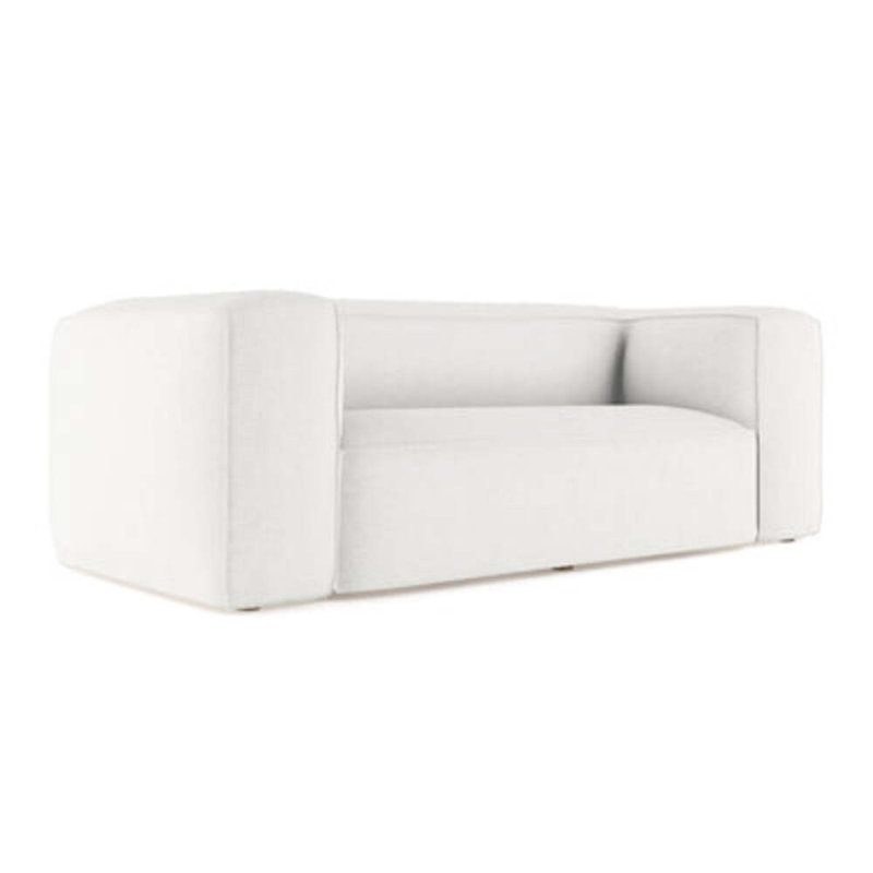 Crosby Slope Arm Sofa, 32.5" H x 84" W x 43" D, Weathered, Box Weave Linen Blanc