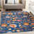 Navy Blue/Orange/Yellow selected