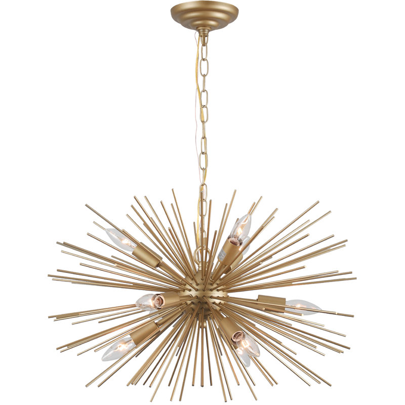 9 - Light Dimmable Sputnik Sphere Chandelier