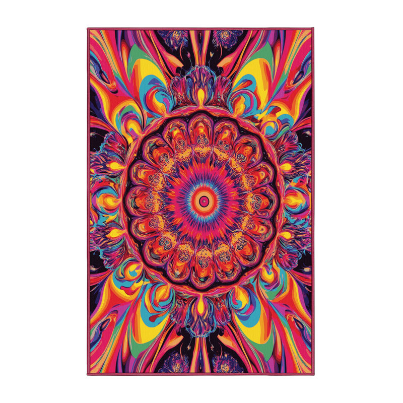 Tapis en spirale Aurora, Rectangulaire 2 pi x 3 pi
