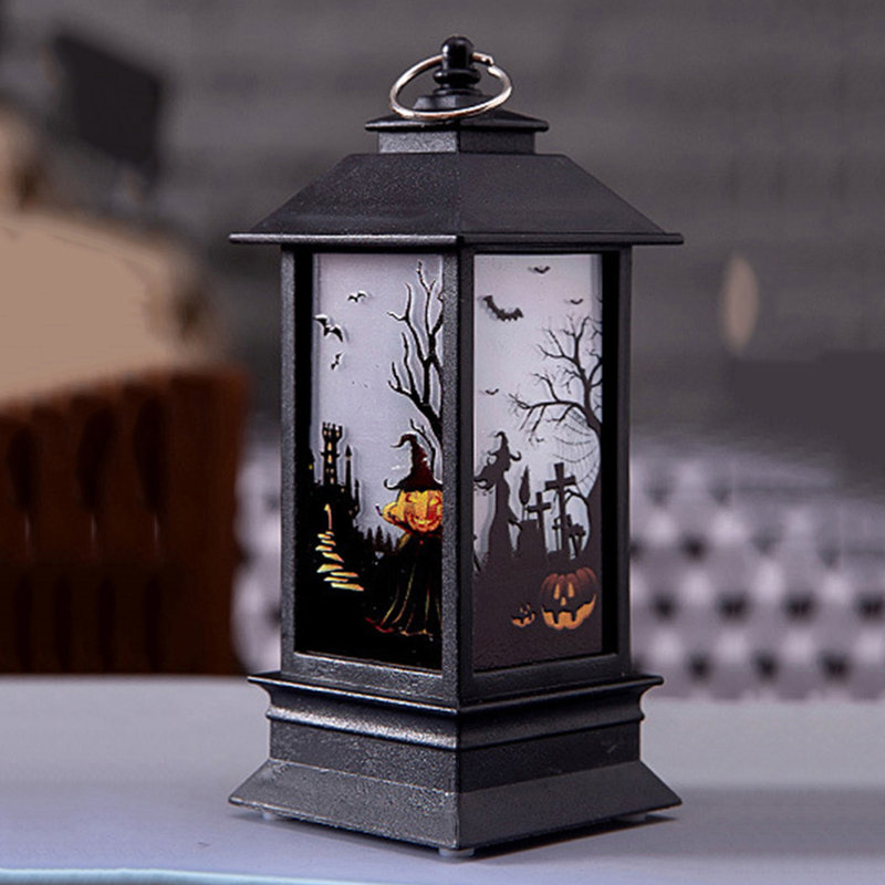 Lampe de table de décoration d'Halloween, décoration de nuit en plastique