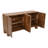 Jayveion 62" Modern Rustic Solid Wood Four Door Sideboard Storage Cabinet