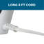 Fer à repasser commercial de 1 600 watts avec autonettoyant CCSC Series-71139349
