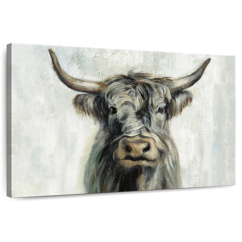 Brampt Highland Cow Horizontal, 16" H x 24" W
