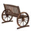Harley Solid Wood Fir Outdoor Bench