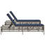  Chaise longue de patio grise-2056386486-2056386484