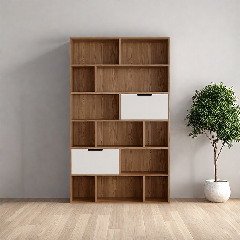 Mike, (6 Shelves) 78.74"H x 47.24"W x 11.81"D