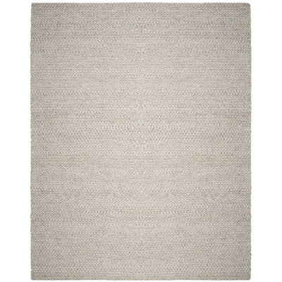 Hand-Tufted Ivory/Silver Area Rug