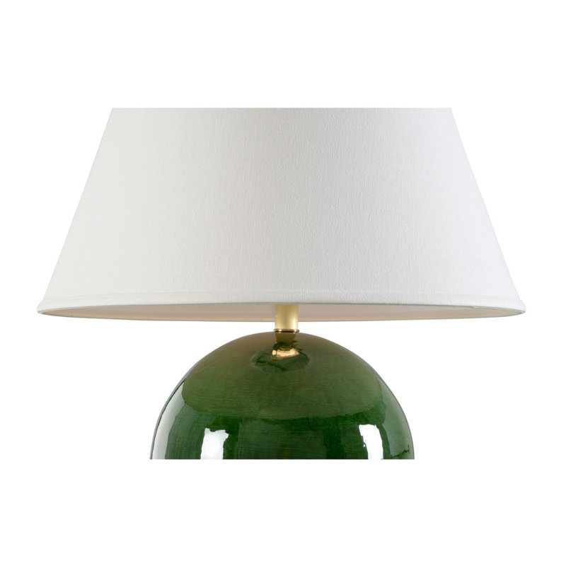 Sphere Table Lamp, Emerald Green