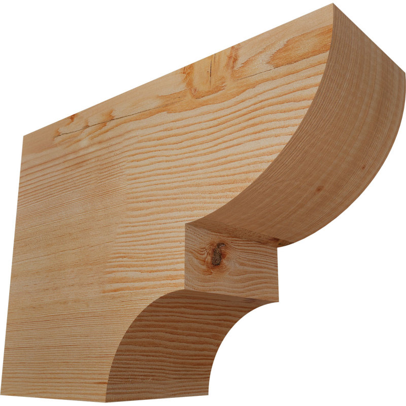 Queue de chevron lisse Ridgewood, Sapin de Douglas, H 12 po x l 5 1/2 po x L 16 po