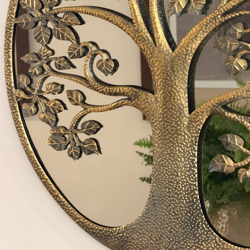 Miroir mural arbre de vie, 23,5 po