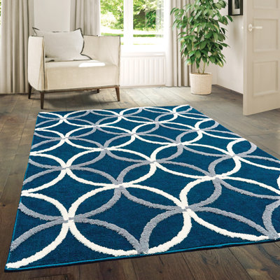 Tapis denim / bleu Alhambra