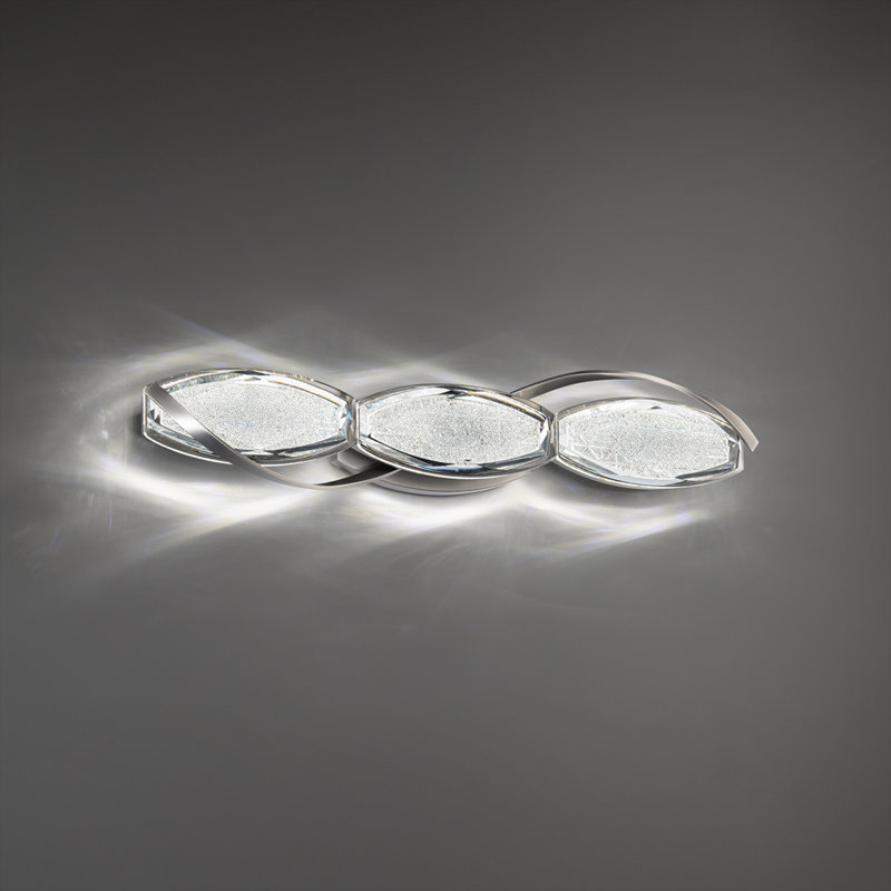 Bijoux 3 - Light LED Bath Bar, Brushed Nickel