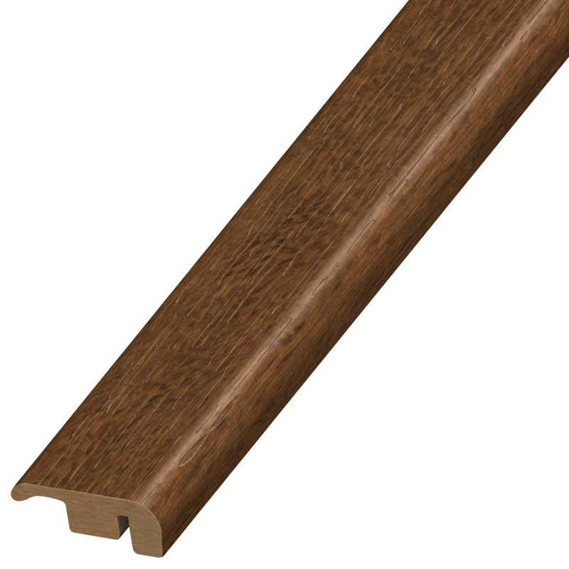 Couvre-seuil / embout en bois d'ingénierie de 0,5 po d'épaisseur x 1,38 po de largeur x 94 po, Chêne bois de poivre
