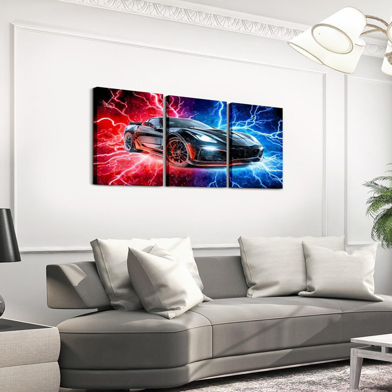 3 Piece Wrapped Canvas Print
