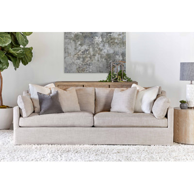Ehrentraut 94.5'' Slipcovered Sofa