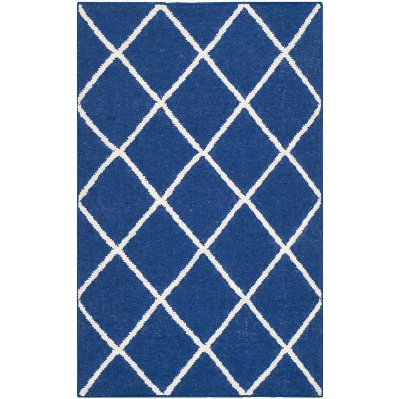 Telluride Geometric Wool Hand Woven Area Rug, Rectangle 76 x 122 cm